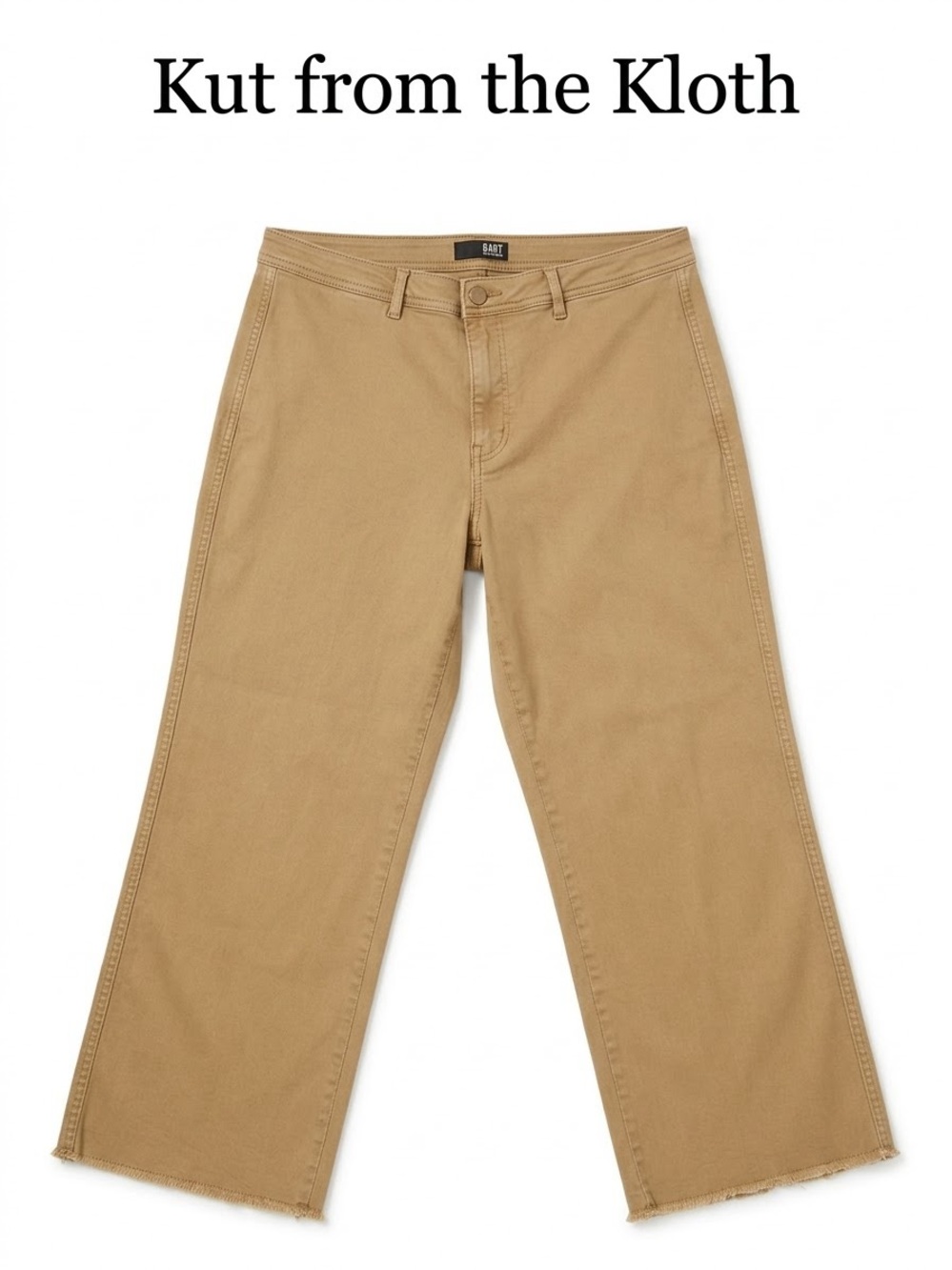 Kut from the Kloth Women’s Tan Straight-Leg Pants Size 20W 0266